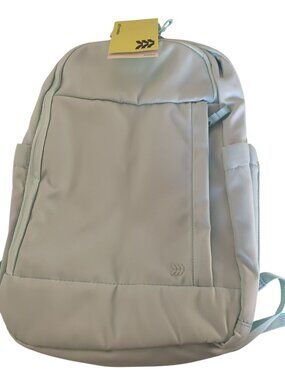 All In Motion Light Blue Backpack With Adjustable Straps Front Pocket And Padded